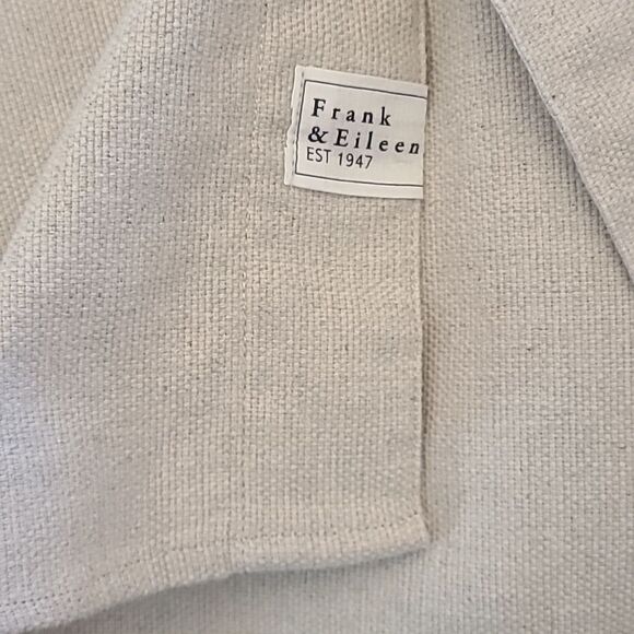 Frank & Eileen MCLOGHLIN Natural 100% Italian Brushed Cotton Canvas Size S NWOT - Picture 11 of 14